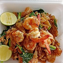 ผัดซีอิ๋วกุ้ง