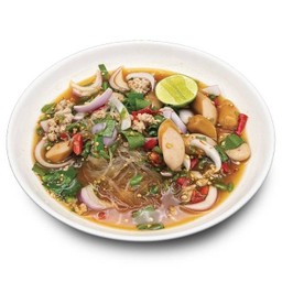 ยำวุ้นเส้นไส้กรอกหมูสับ