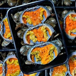 ปูไข่ดองน้ำปลา ไซส์ XS (3 ตัว 1 กล่อง)