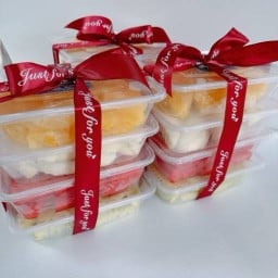 Fruit fit food fine ผลไม้สดพร้อมทาน  🍉 ส้มโออัมพวาจากสวน ส้มโอจากสวนอัมพวา⭐️