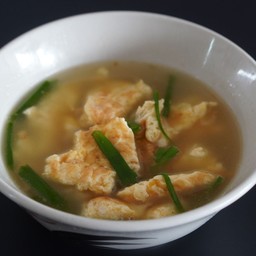 ต้มจืดไข่เจียวน้ำ (ไข่2ฟอง)
