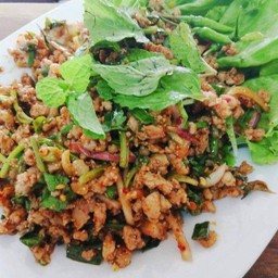 ลาบหมูคั่วสุก(ไม่ใส่เครื่องใน)