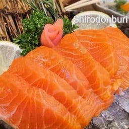 แซลมอนซาซิมิ 6 ชิ้น