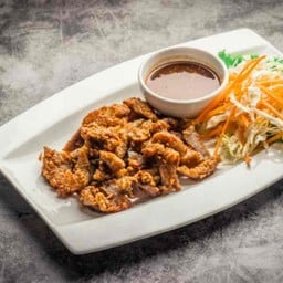 คอหมูทอด