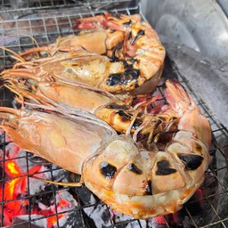 กุ้งลายเสือย่างเนย 1กิโลกรัม