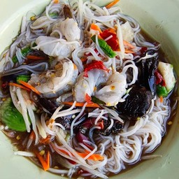 ตำซั่วปูกุ้งสด