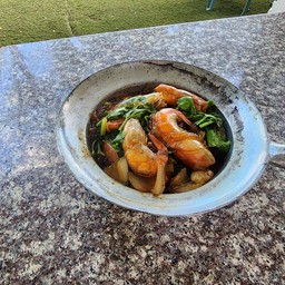 กุ้งอบวุ้นเส้น