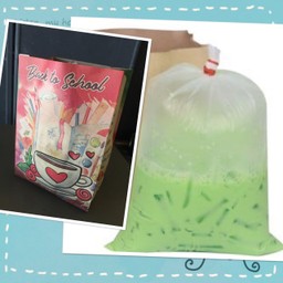 แคนตาลูปเข้มข้นนมสดถุงกระดาษ