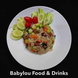 ข้าวผัดแฮม (เจ)