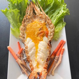 กุ้งแม่น้ำแท้100%ย่างเนย