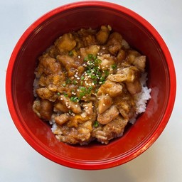 Oyakodon+มิโซะ+ชามะนาว