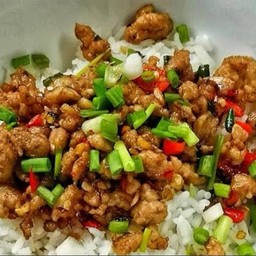 หมูสับคั่วพริกเกลือ