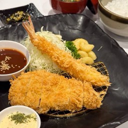 สันนอก & กุ้ง Special Pork Loin Cutlet & Shrimp Set