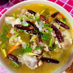 ต้มยำไก่น้ำใสเป็นกับข้าว