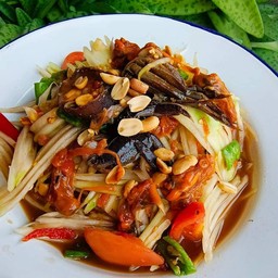 ตำมะละกอปูหอยดอง