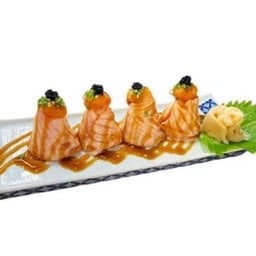 แซลมอนภูเขาไฟโรล Salmon Volcano Roll