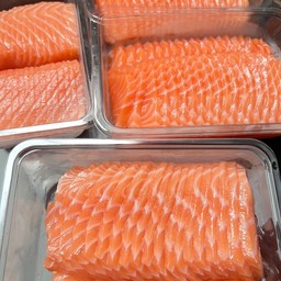 แซลมอน ซาซิมิ พร้อมโชยุ วาซาบิ 400G