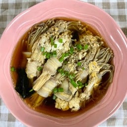 สามชั้นพันเห็ดเข็มทอง คอมโบเซ็ท