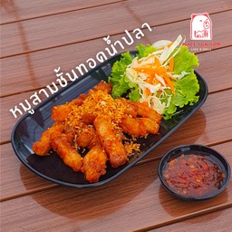 หมูสามชั้นทอดน้ำปลา