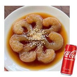 [อร่อยซ่ากับโค้ก] Set  กุ้งดองซีอิ๊ว +  โค้ก ออริจินัล (กระป๋อง)