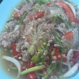 ยำวุ้นเส้นหมูสับ