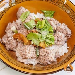 ข้าวต้มแห้งหมูสับ