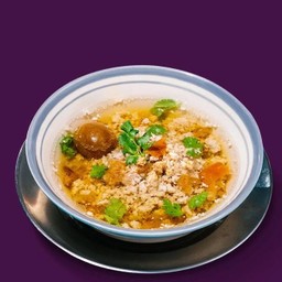 ต้มบ๊วยหมูสับ  -  Minced Pork In Plum Soup