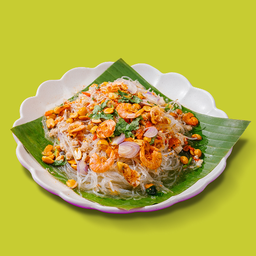ยำวุ้นเส้นโบราณ  -  Spicy Glass Noodle Salad With Minced Pork