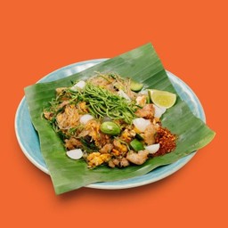 วุ้นเส้นผัดสามเหม็น  -  Stir-Fried Glass Noodle With Shrimp Paste