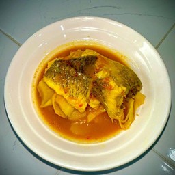 แกงเหลืองหน่อไม้ปลากระพง