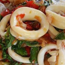 กะเพาปลาห.มึก