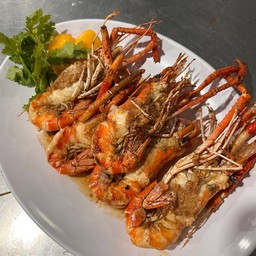 กุ้งก้ามกามทอดกระเทียมXL
