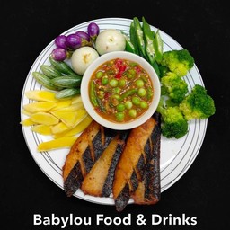 น้ำพริกกะปิ ปลาทูทอด (เจ)