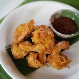 กุ้งชุปแป้งทอด