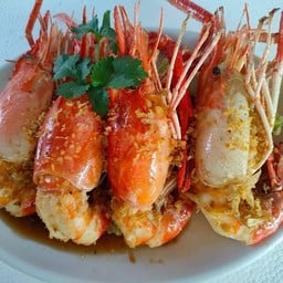 กุ้งก้ามกามทอดกระเทียม L