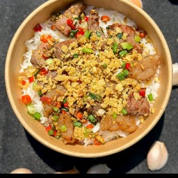 คั่วพริกเกลือ (ราดข้าว)