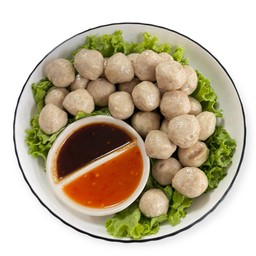 ลูกชิ้นหมูทอด