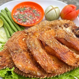 ปลาทับทิมทอด🐠🐟