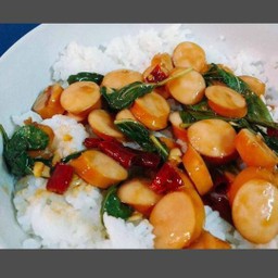 กระเพราฮอทดอก