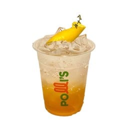 Iced Lemon honey soda 