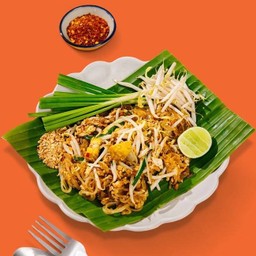 ผัดไทยมังสวิรัติ  -  Pad-Thai Vegetarian (Tofu)