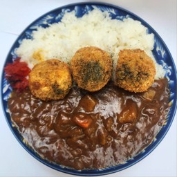 ข้าวแกงกระหรี่ โคโรเกะ (เมนูใหม่) แนะนำ