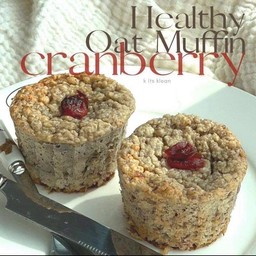 มัฟฟิ่นโอ๊ตพี่ยิป Cranberry