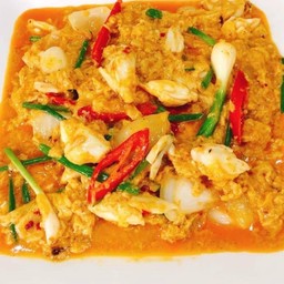 เนื้อปูผัดผงกะหรี่