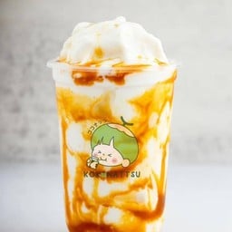 มะพร้าวนมสดปั่น  ราดซอสน้ำผึ้ง