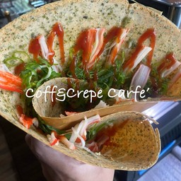 เครปโนริสาหร่าย ปูอัดยำสาหร่าย