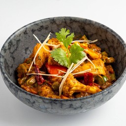 แกงคั่วแห้งผักรวม