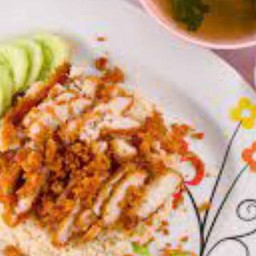 ข้าวมันไก่ทอด