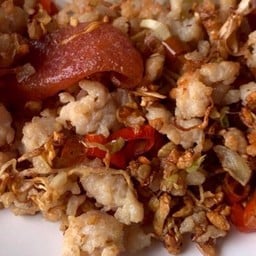 ไก่สับไก่เชียงตะไคร้พริกขี้หนูเป็นกับ