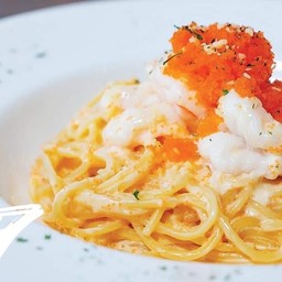Carbonara Shrimp สปาเก็ตตี้คาโบนาร่า กุ้ง